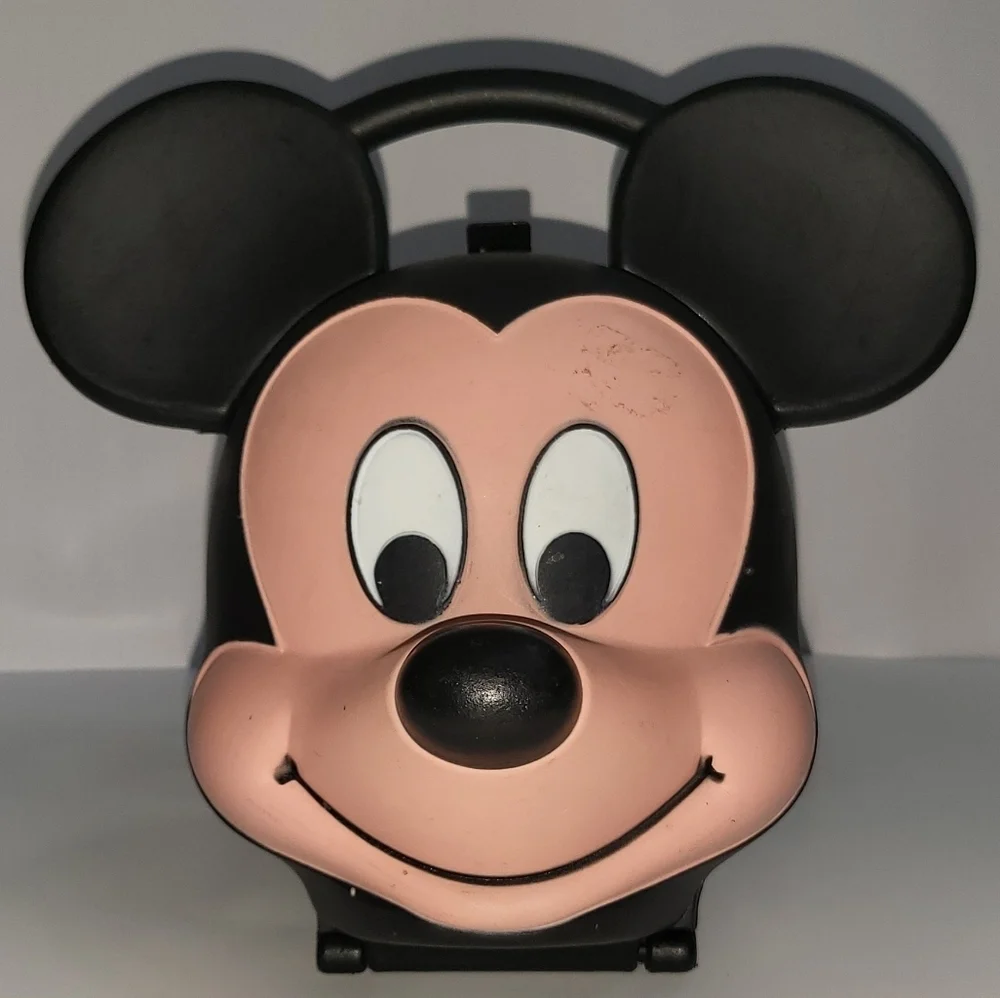 Vintage 1989 Mickey Mouse Head Lunch Box by Aladdin